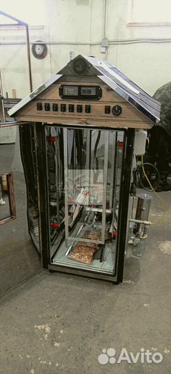 Коптильня горячего копчения. 200л