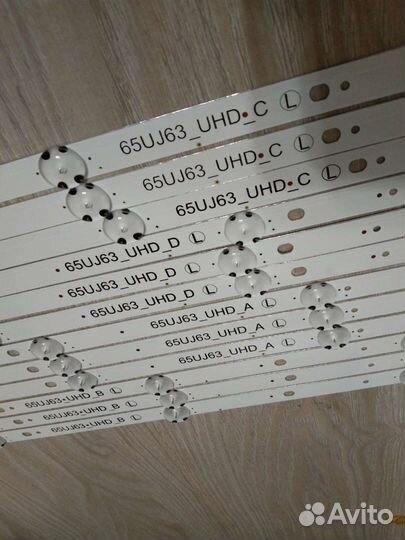Комплект новой подсветки LG 65UJ63 UHD 65 65UJ634