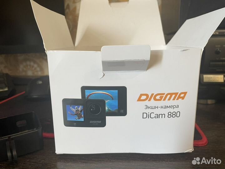 Экшн камера Digma DiCam880