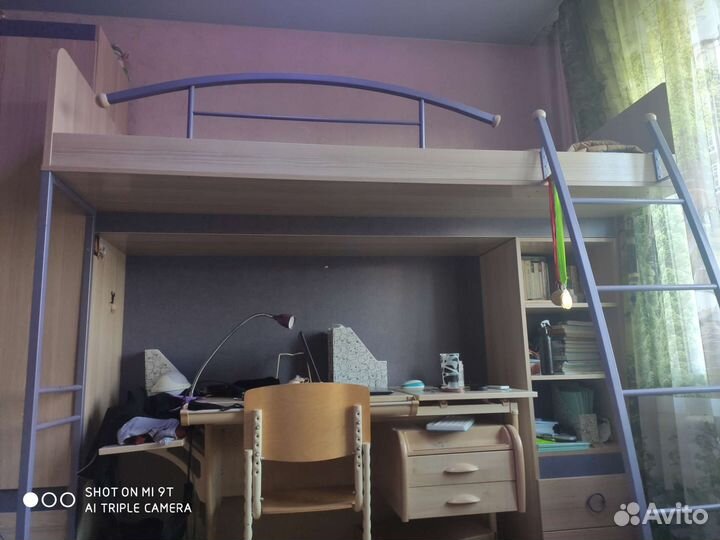 Детская кровать чердак