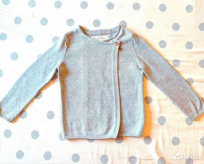 Кофточка hm для девочки 98 104 хлопок