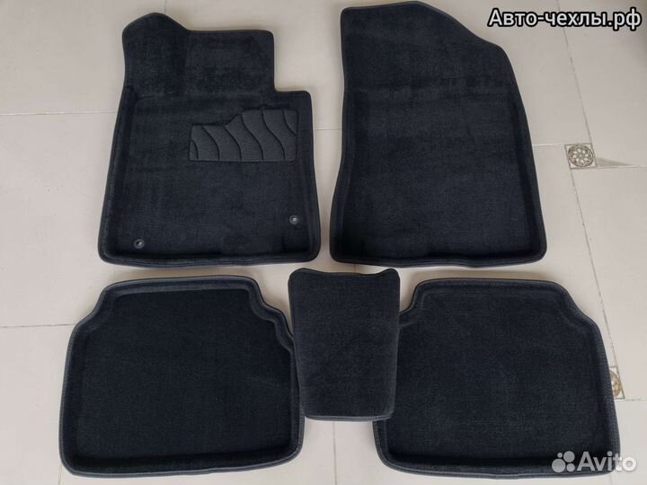 3Д Ворсовые коврики Kia K5 - Optima - Cerato - Rio