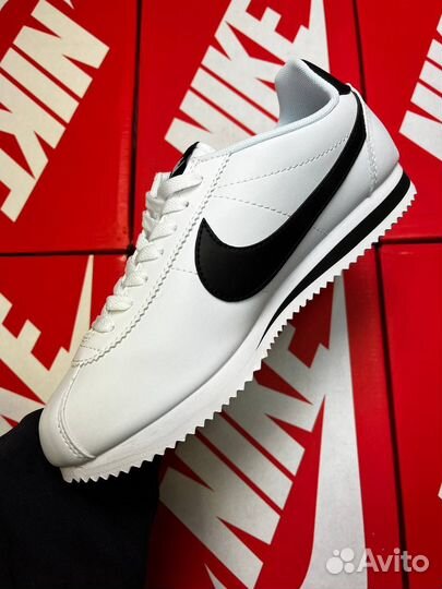 Nike Cortez Basic Leather White Black