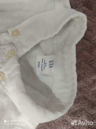 Рубашка для мальчика 12-18 месяцев