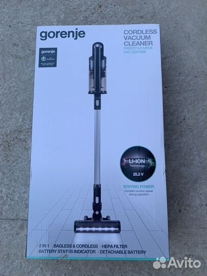Пылесос Gorenie SVC252fmbk