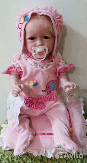 Кукла Реборн Варя, 57 см силикон с винилом