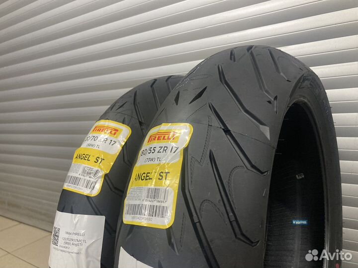 Мотошины 23 год Pirelli Angel ST 120 и 180 55 17