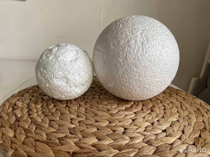 Шары из пенопласта для поделок рукоделия