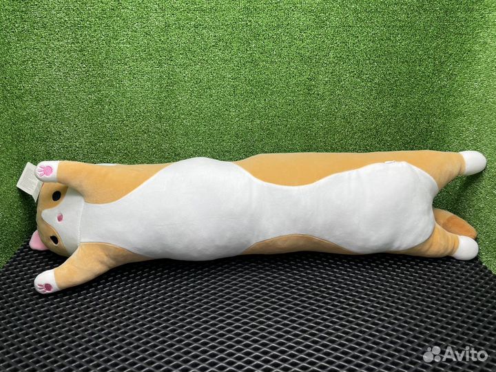 Мягкая игрушка подушка Хаски длинный кот батон