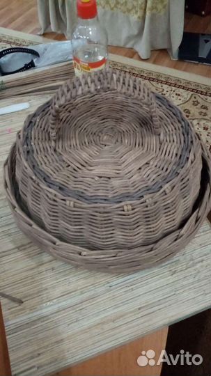 Хлебница из бумажной лозы