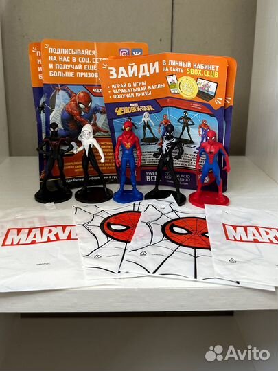 Игрушки человек паук марвел marvel (цена за все)