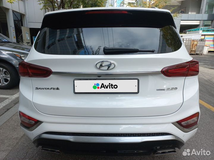 Hyundai Santa Fe 2.2 AT, 2019, 35 000 км