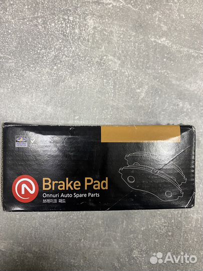 Колодки тормозные hyundai Porter 2 передние