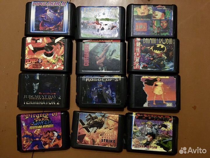 Кассеты картриджи на sega