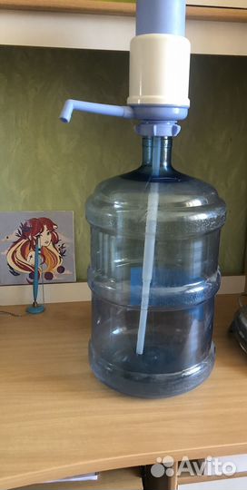 Бутыль для воды с помпой