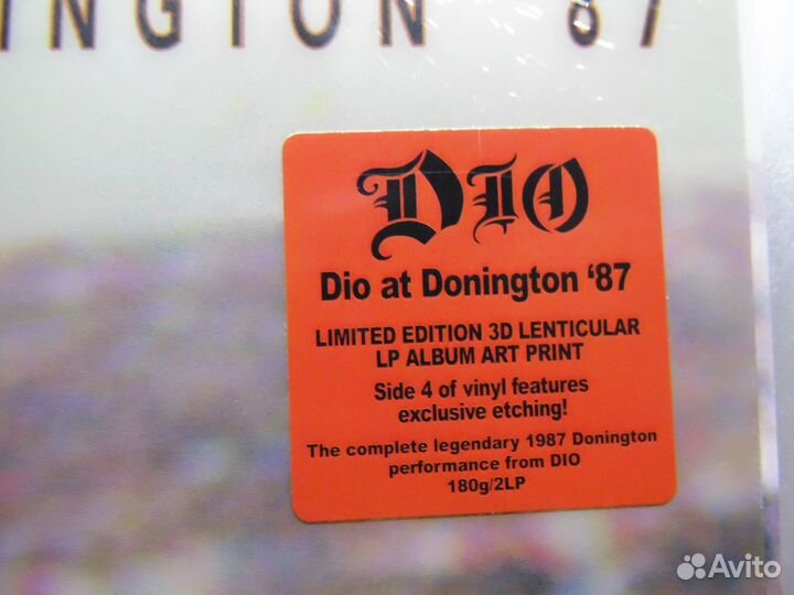 Dio – Donington '87 (2022) 2xLP. 3D. EU. Новый