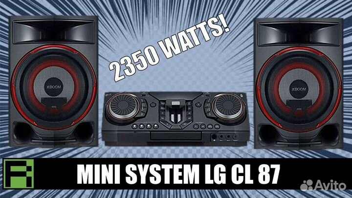 Музыкальный центр LG SL87 (2350Вт)