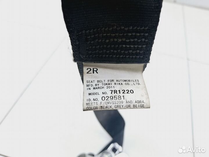 Ремень безопасности Toyota Highlander II (XU40) 2