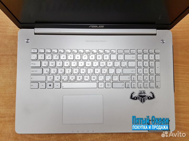 Ноутбук Asus 17 FHD, Core i5 4200H, GeForce 2Gb