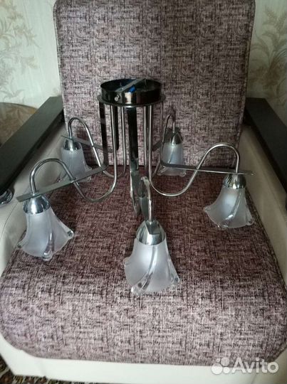 Люстра потолочная бу