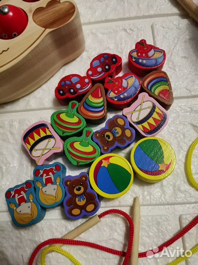 Развивающие деревянные игрушки
