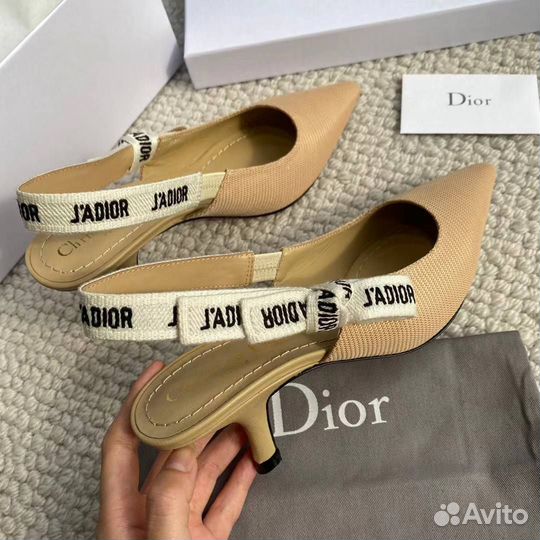 Женские туфли Christian Dior Slingback 6 см