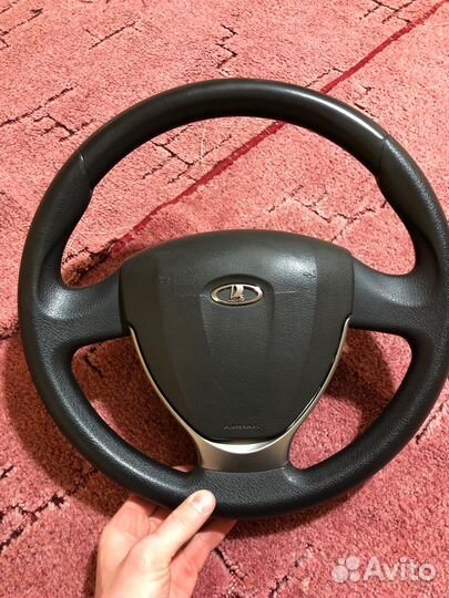 Руль priora с подушкой