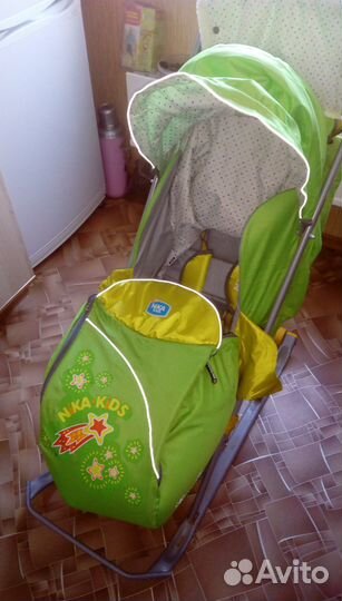 Детские санки с колесами