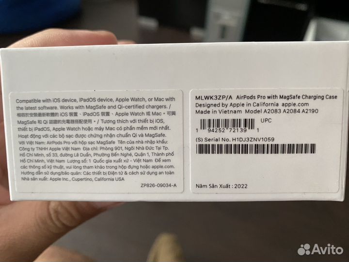 Наушники apple airpods pro 2 оригинал