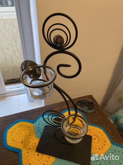 Подсвечник металлический IKEA