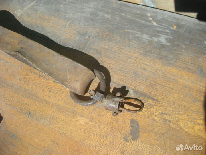 Ошейник для бычка старинный кожаный самовывоз