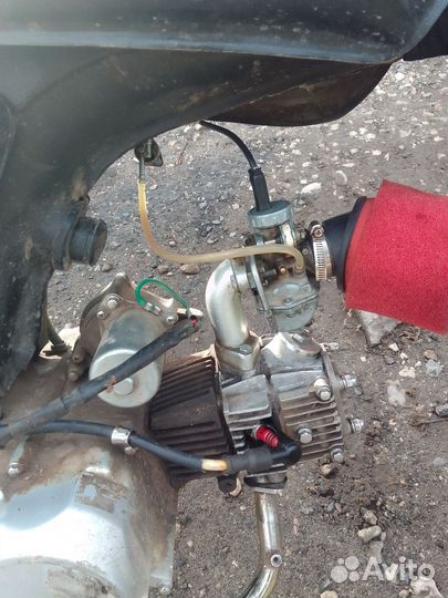 Мотоцикл/мопед альфа с двигателем 110кубов