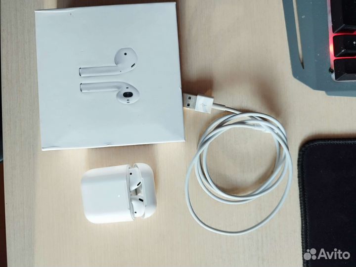 Наушники apple airpods копия
