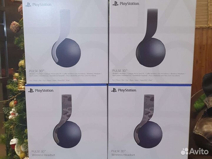 Гарнитура PS5 Pulse 3D Белая и Чёрная Новая