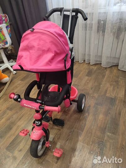 Велосипед с родительской ручкой