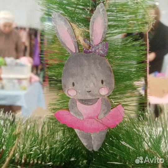 Деревянная игрушка на ёлку