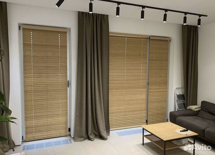 Деревянные жалюзи с фабрики
