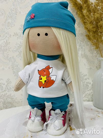 Кукла текстильная интерьерная