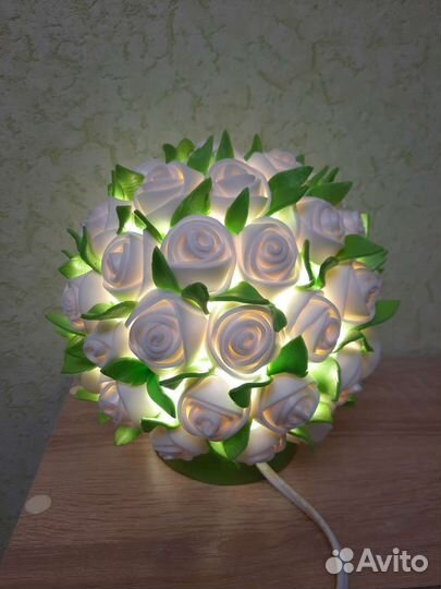 Светильник ручной работы из изолона