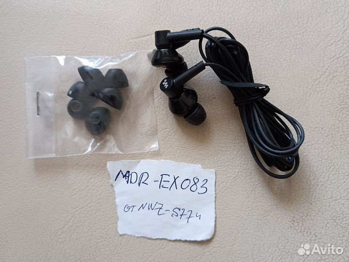 Наушники аудио sony MDR-ZX110, MDR-EX083