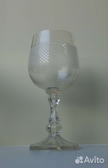 Фужеры хрустальное стекло винтаж СССР не использов