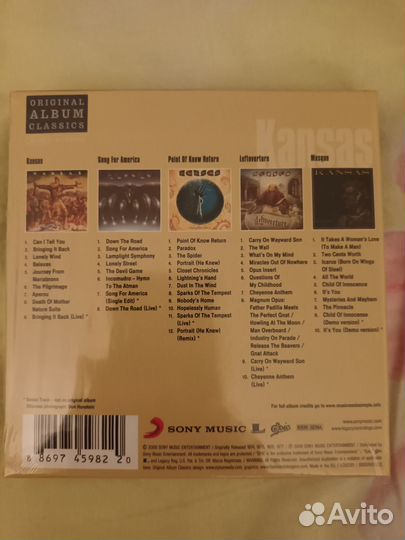 Cd диски Kansas