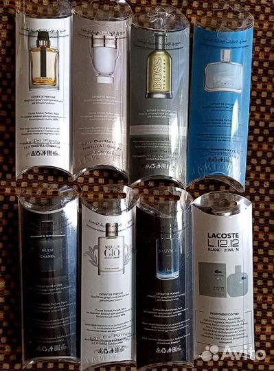 Мужские пробники парфюмерии