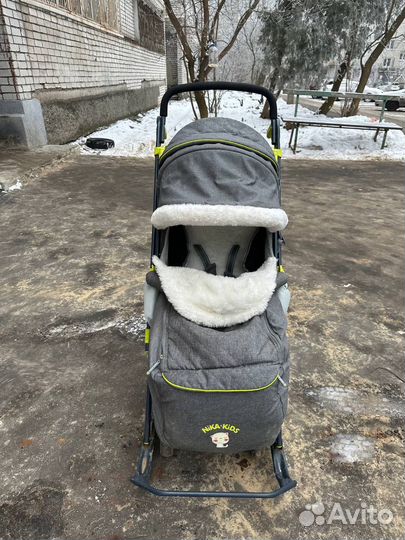 Санки коляска ника нд7-3/4