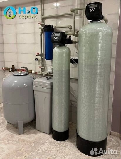 Система очистки воды с установкой