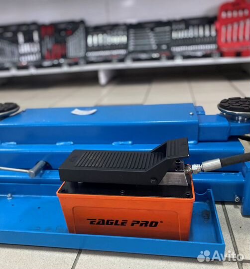 J07Q Джек на яму с пневмогидравлическим насосом