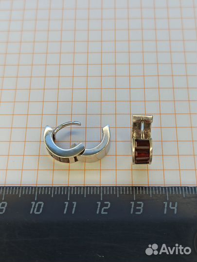 Серьги серебро 925 проба