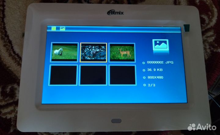 Фоторамка ritmix rdf-701