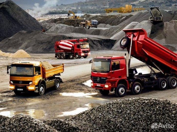 Щебень \ Отсев белый с доставкой от 3кубов