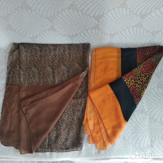 Платки-палантины лёгкие,большие